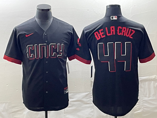 Cincinnati Reds #44 Elly De La Cruz 2023 City Connect Cool Base Stitched Jersey