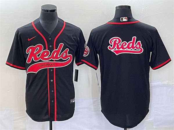 Cincinnati Reds With Logo In Back Cool Base Stitched Jersey