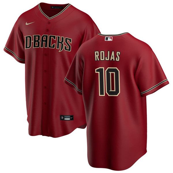 Arizona Diamondbacks #10 Josh Rojas Red Cool Base Stitched Jersey