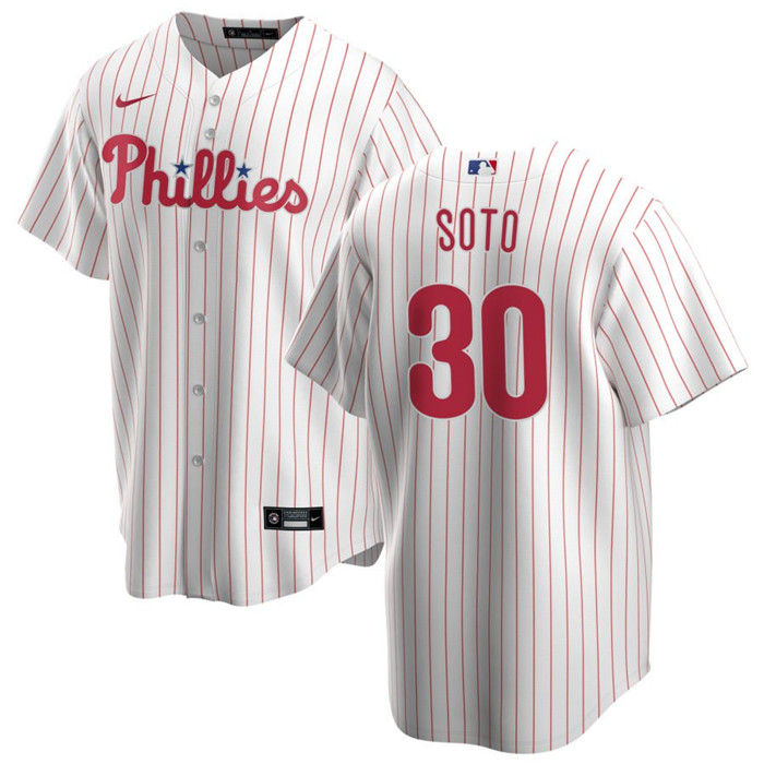 Philadelphia Phillies #30 Gregory Soto White Cool Base Stitched Jersey
