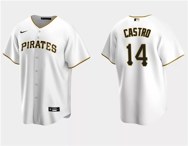 Pittsburgh Pirates #14 Rodolfo Castro White Cool Base Stitched Jersey