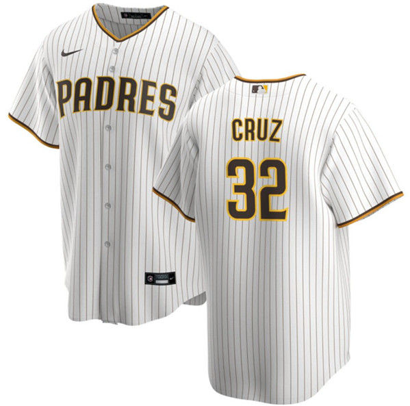 San Diego Padres #32 Nelson Cruz White Cool Base Stitched Jersey
