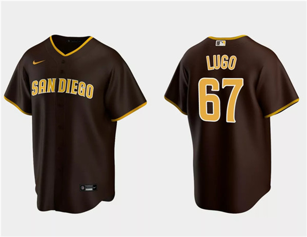 San Diego Padres #67 Seth Lugo Brown Cool Base Stitched Jersey