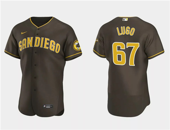 San Diego Padres #67 Seth Lugo Brown Flex Base Stitched Jersey