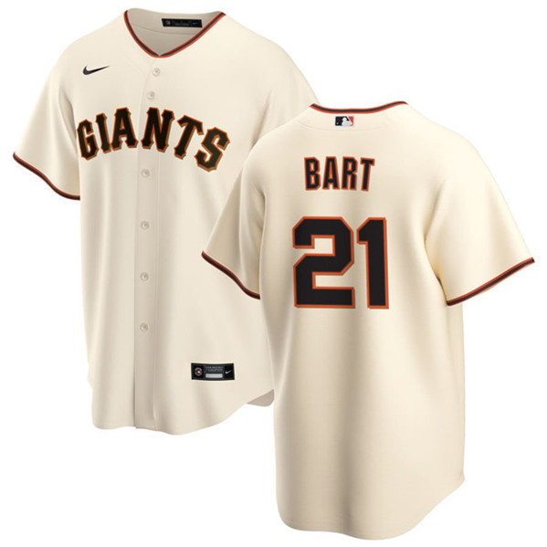 San Francisco Giants #21 Joey Bart Cream Cool Base Stitched Jersey
