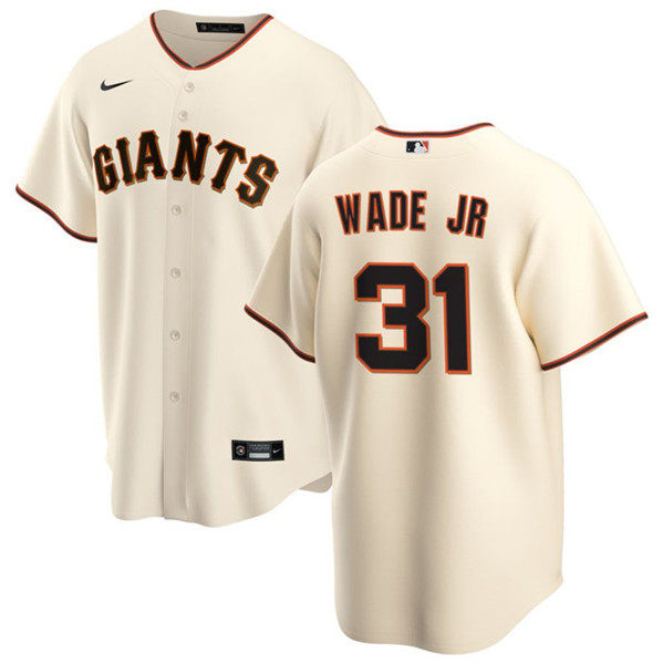 San Francisco Giants #31 LaMonte Wade Jr. Cream Cool Base Stitched Jersey