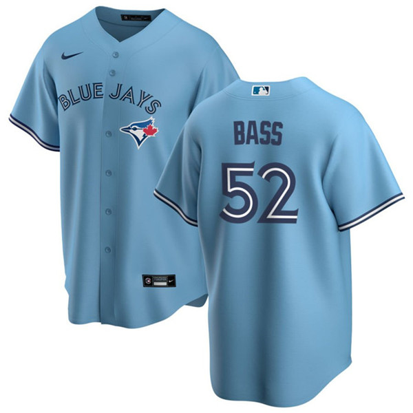 Toronto Blue Jays #52 Anthony Bass Light Blue Cool Base Stitched Jersey
