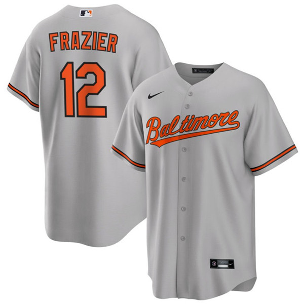 Baltimore Orioles #12 Adam Frazier Gray Cool Base Stitched Jersey