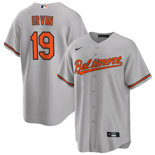 Baltimore Orioles #19 Cole Irvin Gray Cool Base Stitched Jersey
