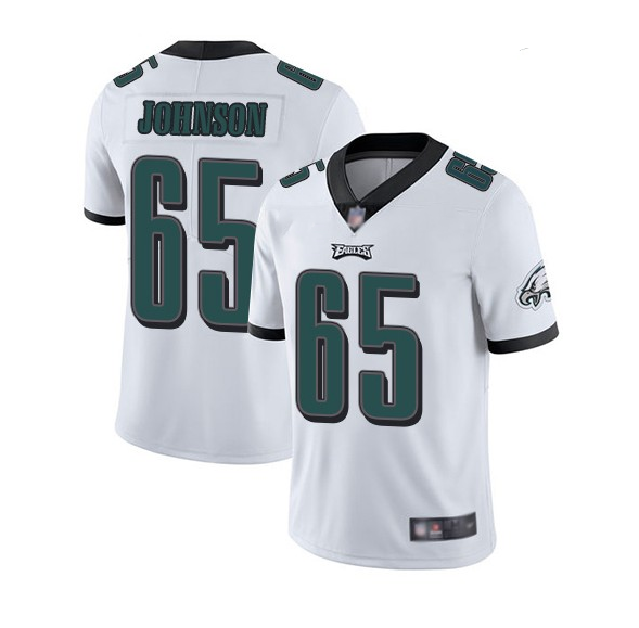 Philadelphia Eagles #65 Lane Johnson White Vapor Untouchable Limited Stitched Jersey