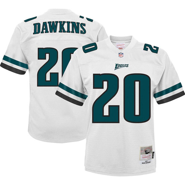 Philadelphia Eagles #20 Brian Dawkins 2004 White Stitched Jersey