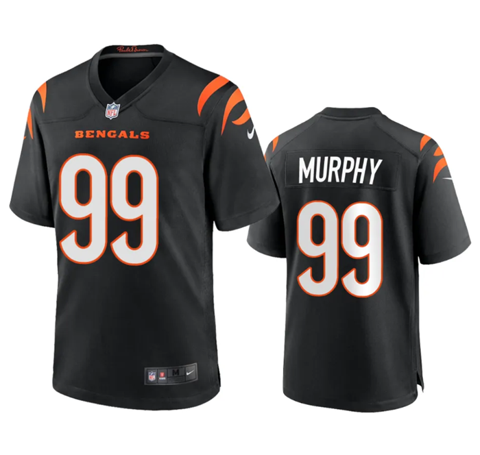 Cincinnati Bengals #99 Myles Murphy Black Stitched Game Jersey