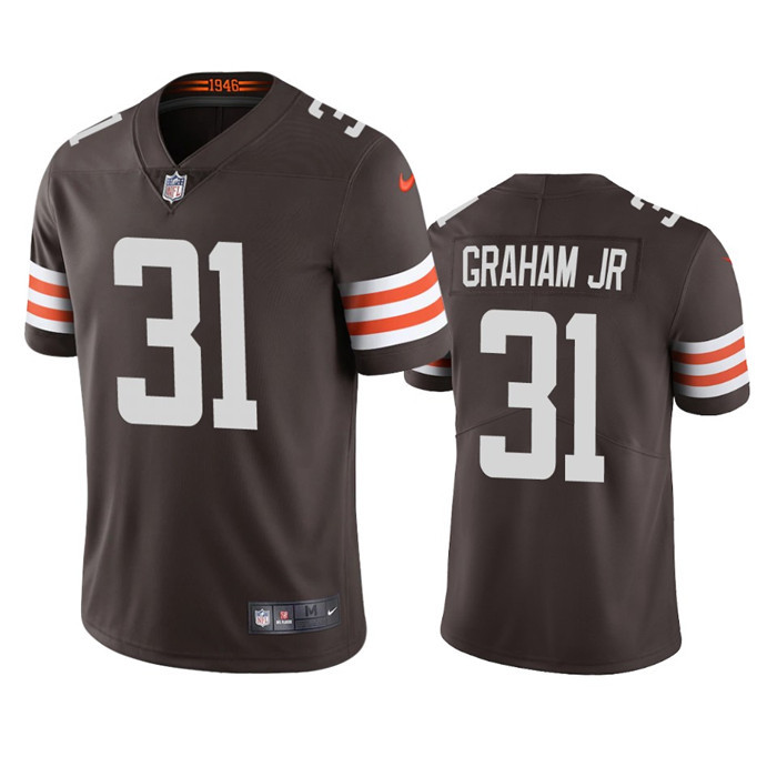 Cleveland Browns #31 Thomas Graham Jr. Brown Vapor Untouchable Limited Jersey