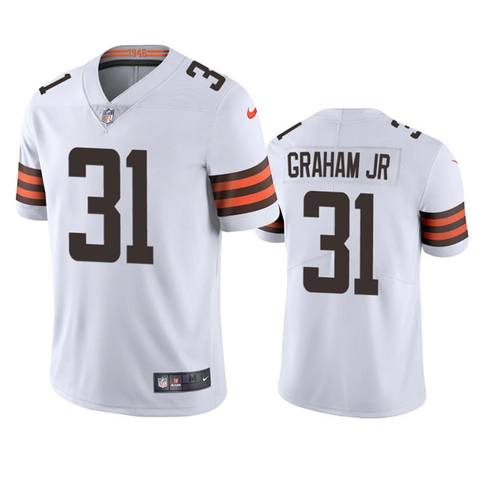 Cleveland Browns #31 Thomas Graham Jr. White Vapor Untouchable Limited Stitched Jersey