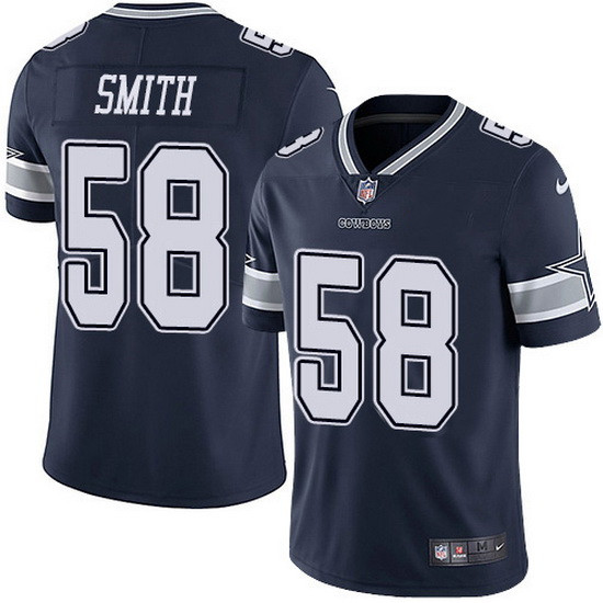 Dallas Cowboys #58 Mazi Smith Navy Vapor Untouchable Stitched Jersey