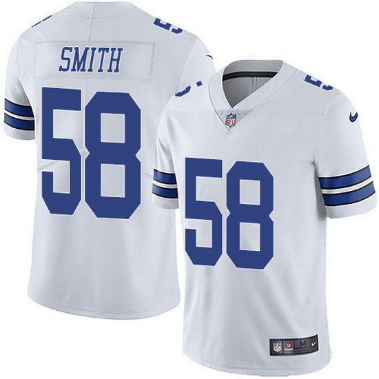 Dallas Cowboys #58 Mazi Smith White Vapor Untouchable Stitched Jersey