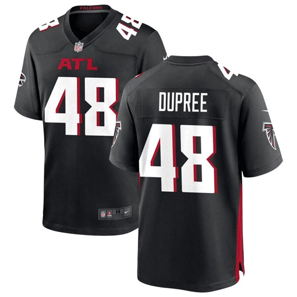 Atlanta Falcons #48 Bud Dupree Black Stitched Game Jersey