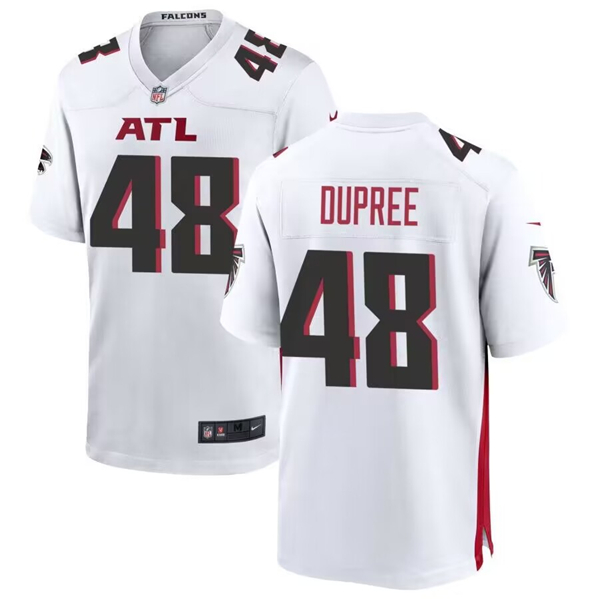 Atlanta Falcons #48 Bud Dupree White Stitched Game Jersey