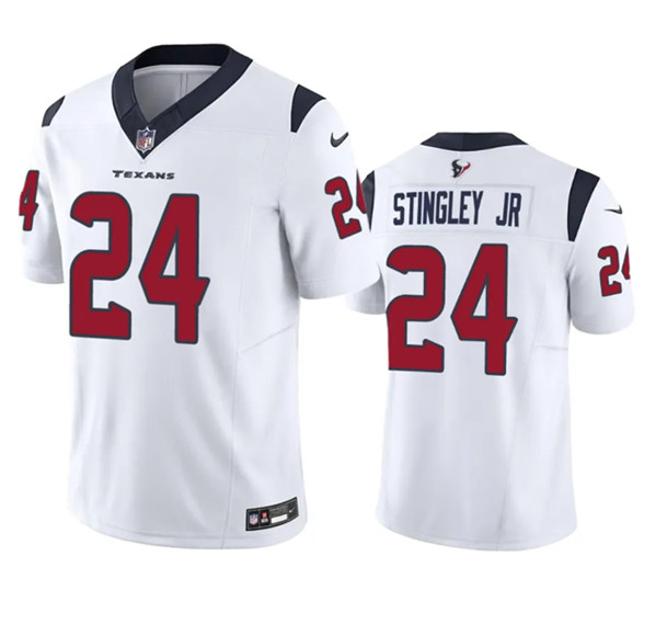 Houston Texans #24 Derek Stingley Jr. White 2023 F.U.S.E Vapor Untouchable Stitched Jersey