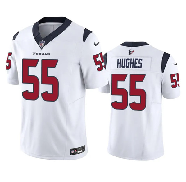 Houston Texans #55 Jerry Hughes White 2023 F.U.S.E Vapor Untouchable Stitched Jersey