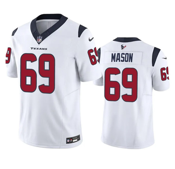 Houston Texans #69 Shaq Mason White 2023 F.U.S.E Vapor Untouchable Stitched Jersey
