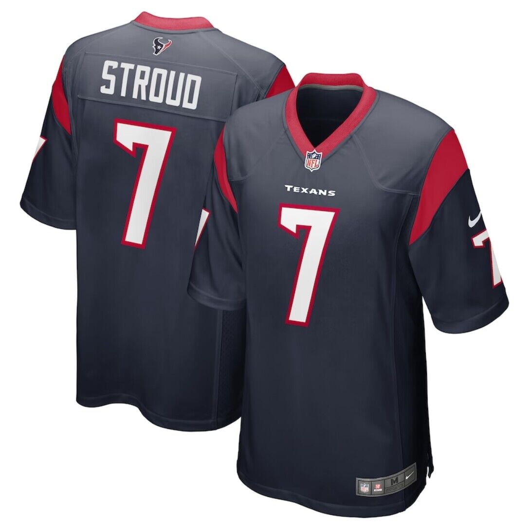 Houston Texans #7 C.J. Stroud Navy Stitched Game Jersey