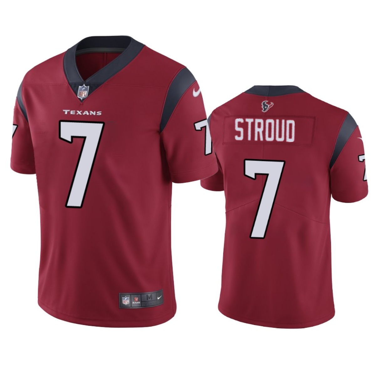 Houston Texans #7 C.J. Stroud Red Vapor Untouchable Stitched Jersey