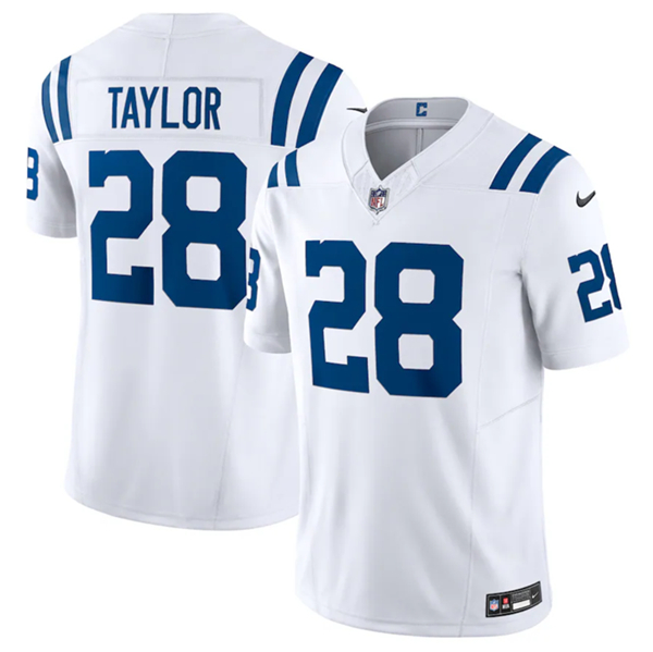 Indianapolis Colts #28 Jonathan Taylor White 2023 F.U.S.E Vapor Untouchable Stitched Jersey