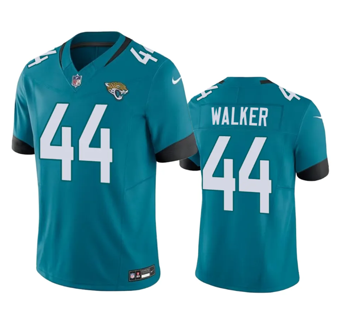 Jacksonville Jaguars #44 Travon Walker Teal 2023 F.U.S.E Vapor Untouchable Limited Stitched Jersey