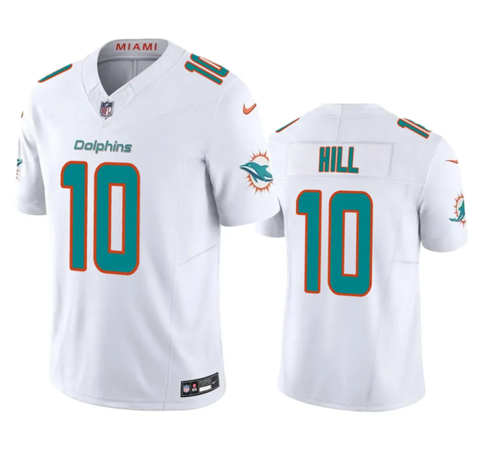 Miami Dolphins #10 Tyreek Hill White 2023 F.U.S.E Vapor Limited Stitched Jersey
