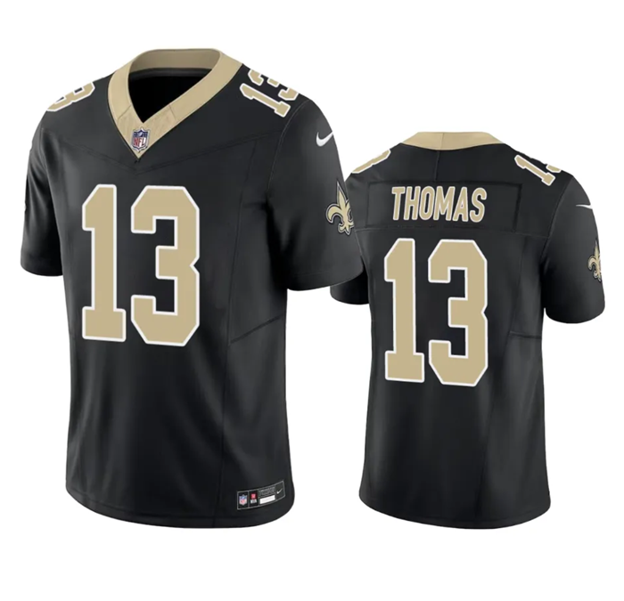 New Orleans Saints #13 Michael Thomas Black 2023 F.U.S.E. Vapor Untouchable Limited Stitched Jersey