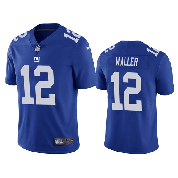New York Giants #12 Darren Waller Blue Vapor Untouchable Limited Stitched Jersey