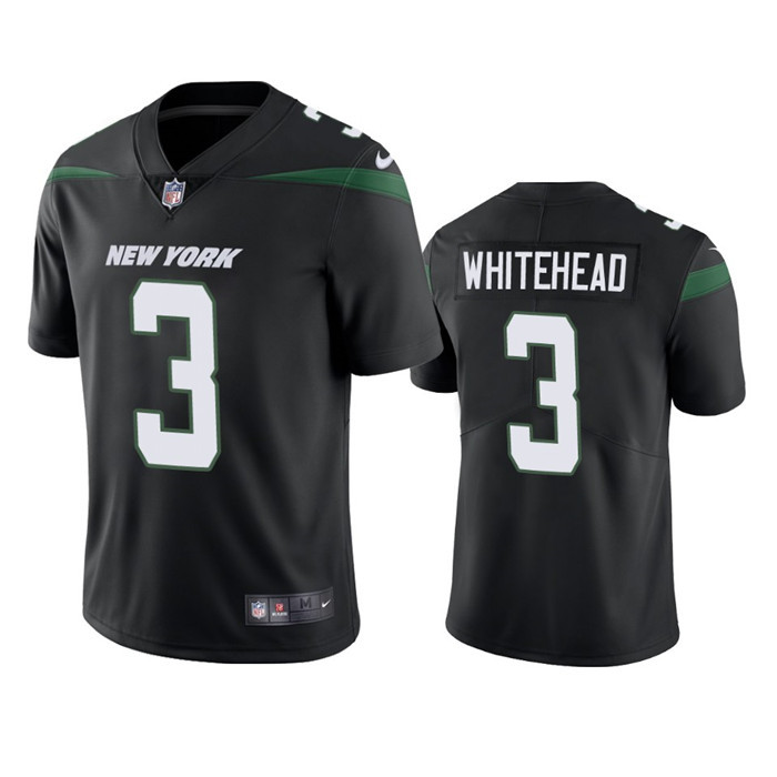 New York Jets #3 Jordan Whitehead Black Vapor Untouchable Limited Stitched Jersey