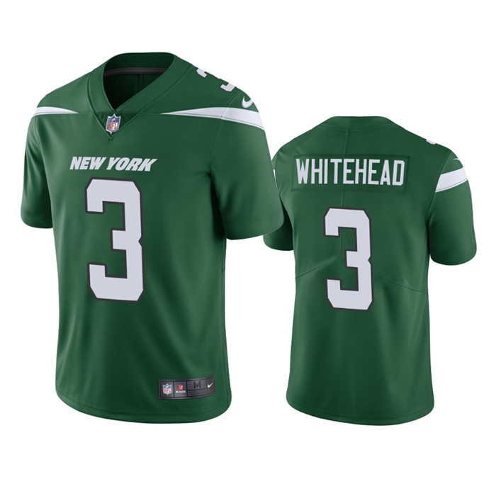 New York Jets #3 Jordan Whitehead Green Vapor Untouchable Limited Stitched Jersey