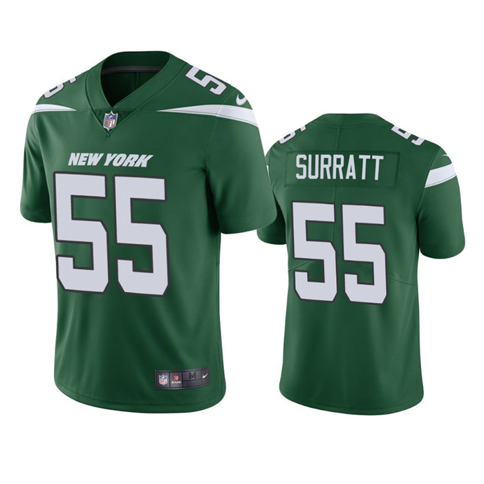 New York Jets #55 Chazz Surratt Green Vapor Untouchable Limited Stitched Jersey