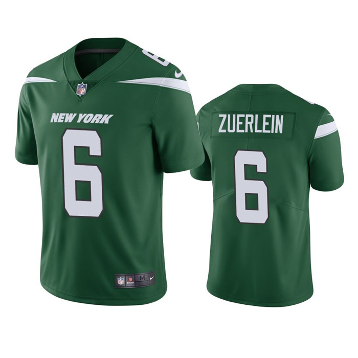 New York Jets #6 Greg Zuerlein Green Vapor Untouchable Limited Stitched Jersey
