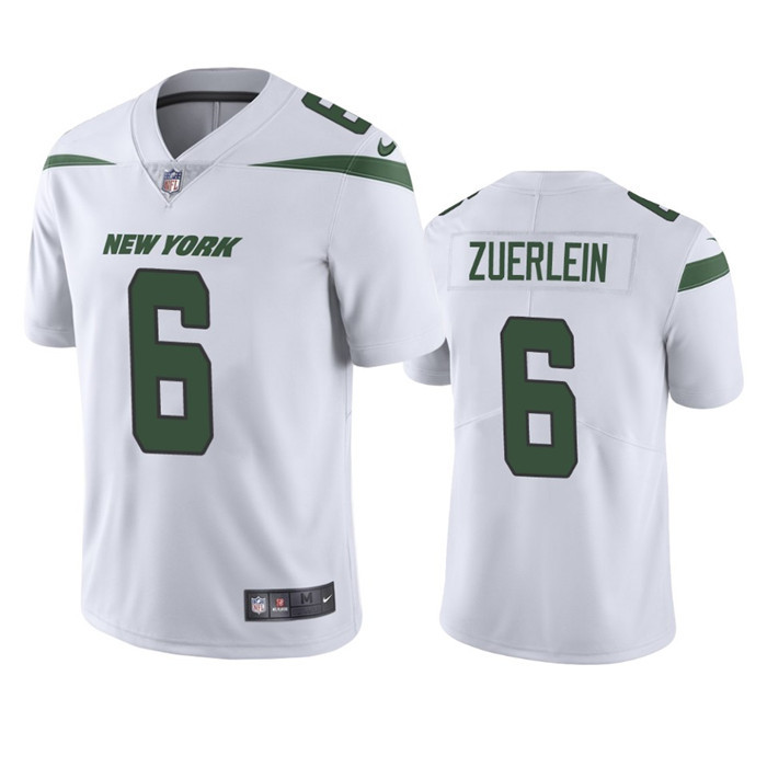 New York Jets #6 Greg Zuerlein White Vapor Untouchable Limited Stitched Jersey