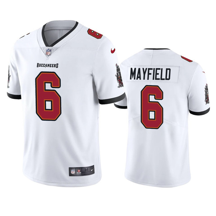 Tampa Bay Buccaneers #6 Baker Mayfield White Vapor Untouchable Limited Stitched Jersey
