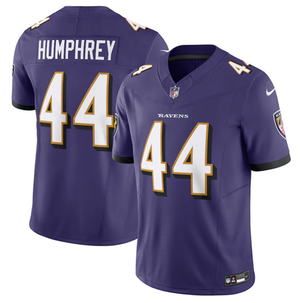 Baltimore Ravens #44 Marlon Humphrey Purple 2023 F.U.S.E Vapor Jersey