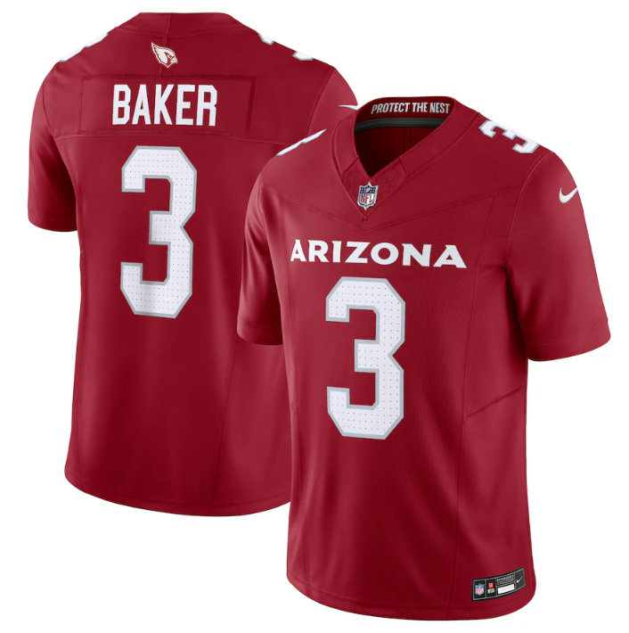 Arizona Cardinals #3 Budda Baker Red Vapor Untouchable F.U.S.E. Limited Stitched Jersey