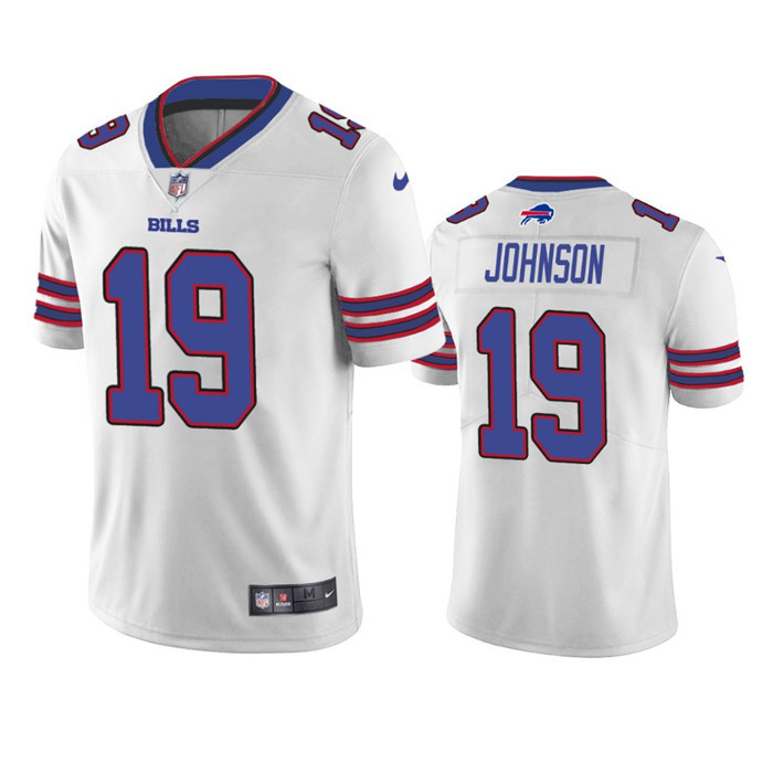 Buffalo Bills #19 KeeSean Johnson White Vapor Untouchable Limited Stitched Jersey