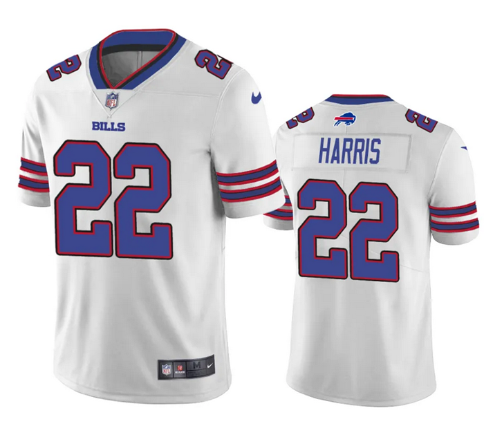 Buffalo Bills #22 Damien Harris White Vapor Untouchable Limited Stitched Jersey