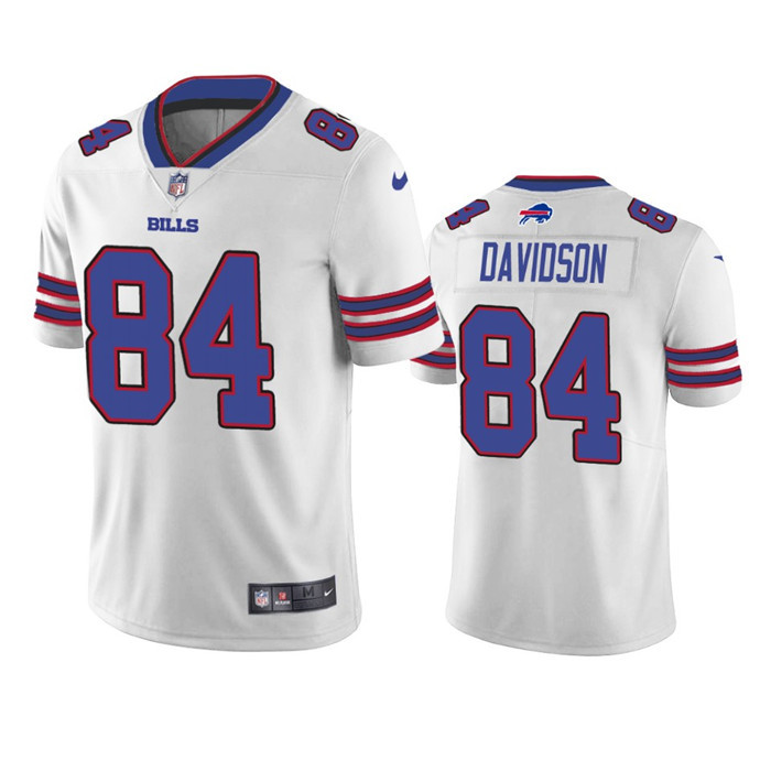 Buffalo Bills #84 Zach Davidson White Vapor Untouchable Limited Stitched Jersey