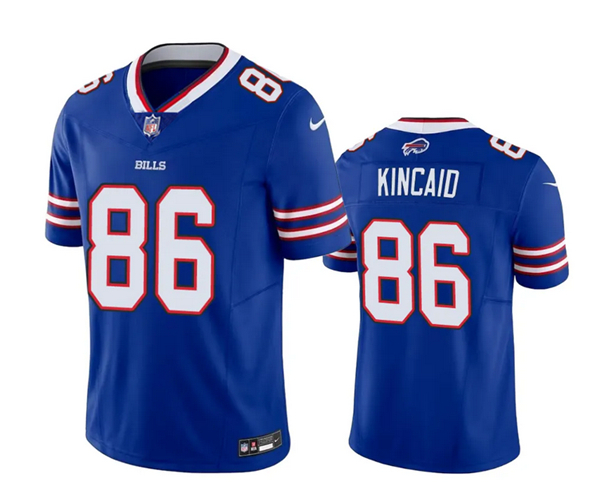 Buffalo Bills #86 Dalton Kincaid Blue 2023 Draft Vapor Untouchable Limited Stitched Jersey