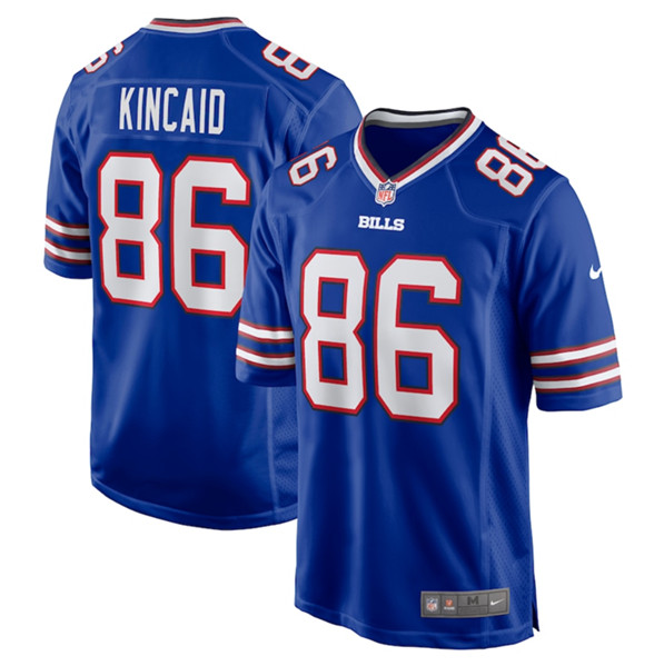 Buffalo Bills #86 Dalton Kincaid Blue Stitched Game Jersey