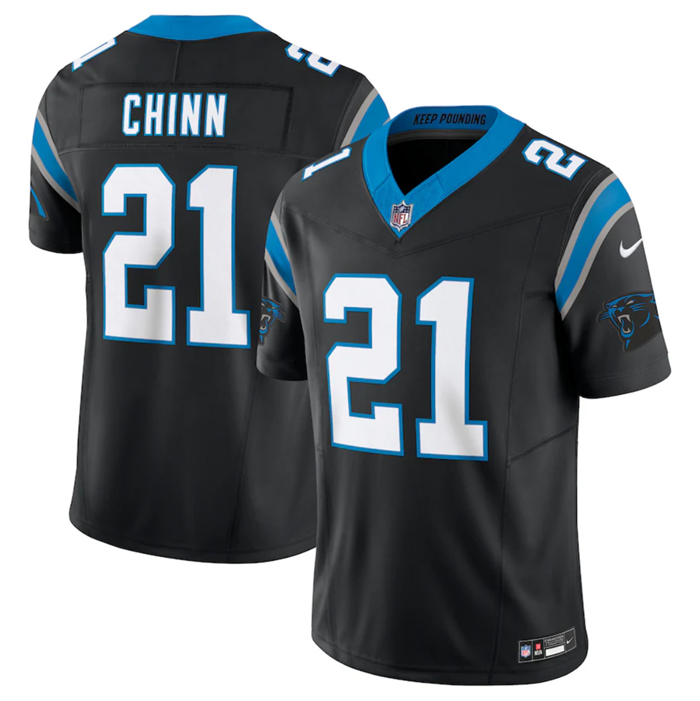 Carolina Panthers #21 Jeremy Chinn Black 2023 F.U.S.E. Vapor Untouchable Stitched Jersey