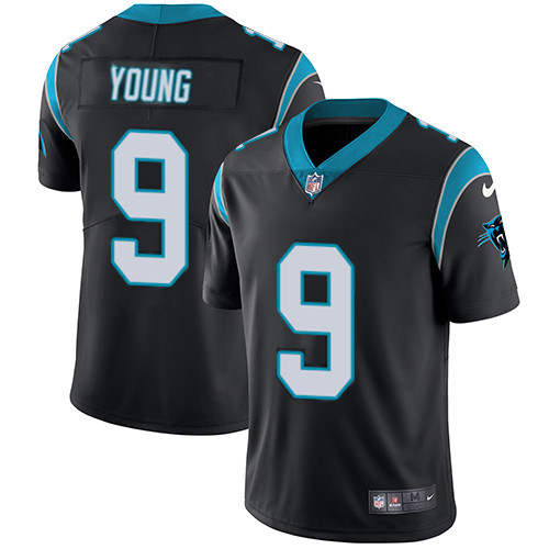 Carolina Panthers #9 Bryce Young Black 2023 Draft Vapor Untouchable Stitched Jersey