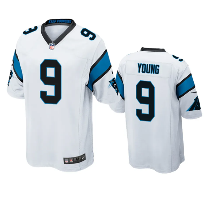 Carolina Panthers #9 Bryce Young White Stitched Game Jersey