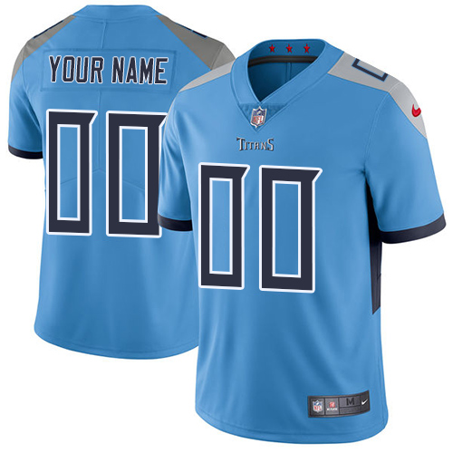 Tennessee Titans Blue ACTIVE PLAYER Custom Stitched Jersey