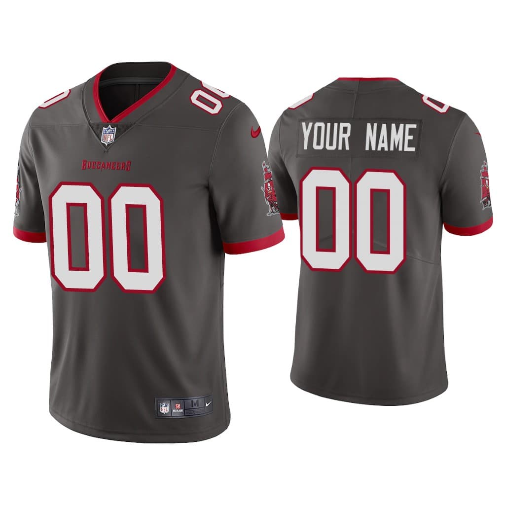 Tampa Bay Buccaneers ACTIVE PLAYER Custom Grey Vapor Untouchable Limited Stitched Jersey